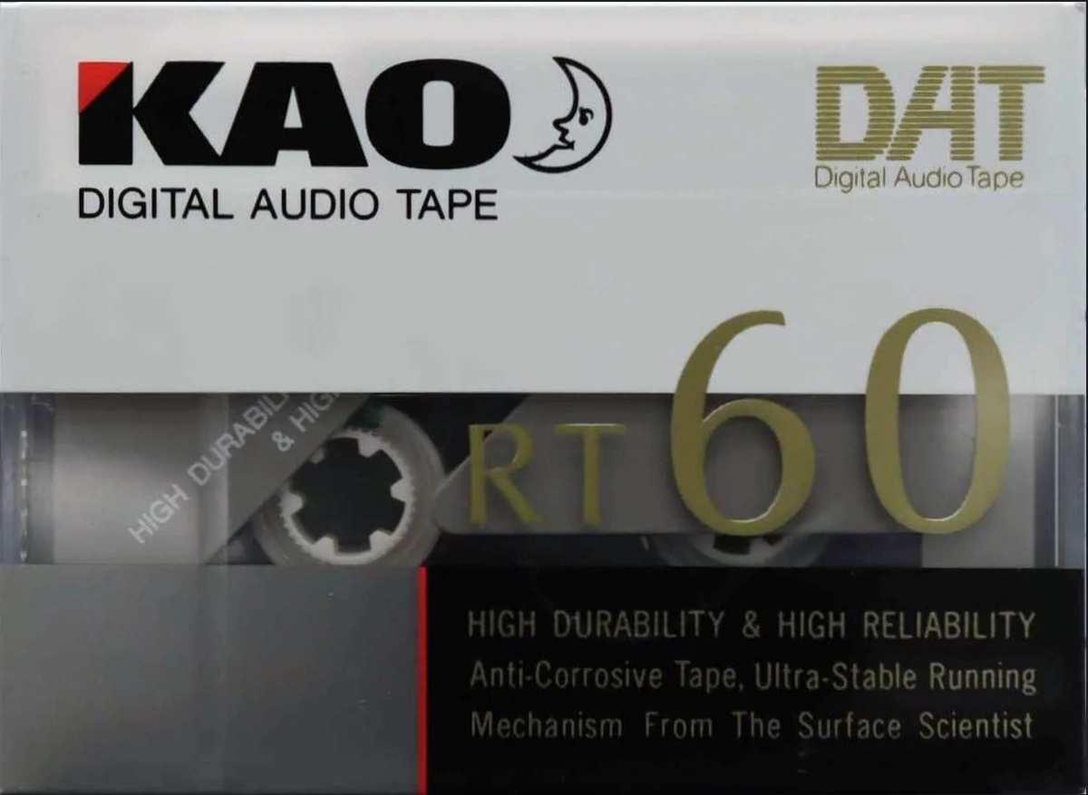 Digital Audio Tape KAO RT 60 Type IV Metal 1994 Japan