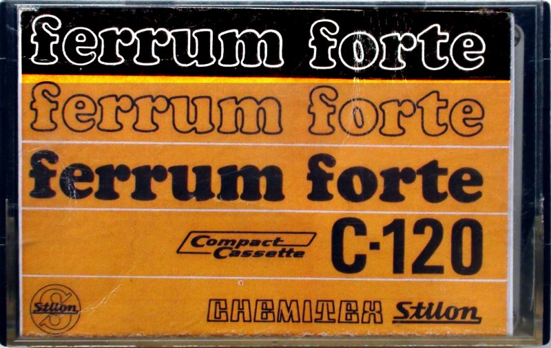 Compact Cassette Stilon Ferrum Forte 120 Type I Normal Poland