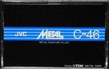 Compact Cassette JVC Metal / ME 46 Type IV Metal 1979 USA