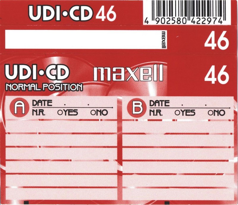 Compact Cassette: Maxell / Hitachi Maxell - UDI-CD 46