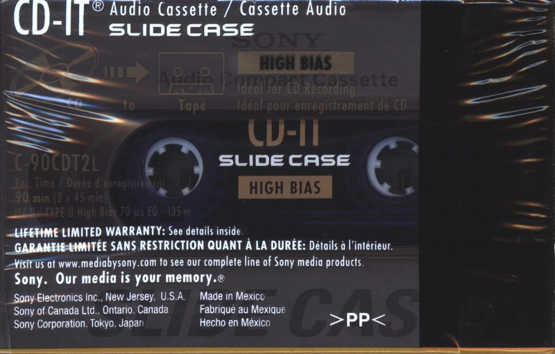 Compact Cassette: Sony  - CD-IT 90