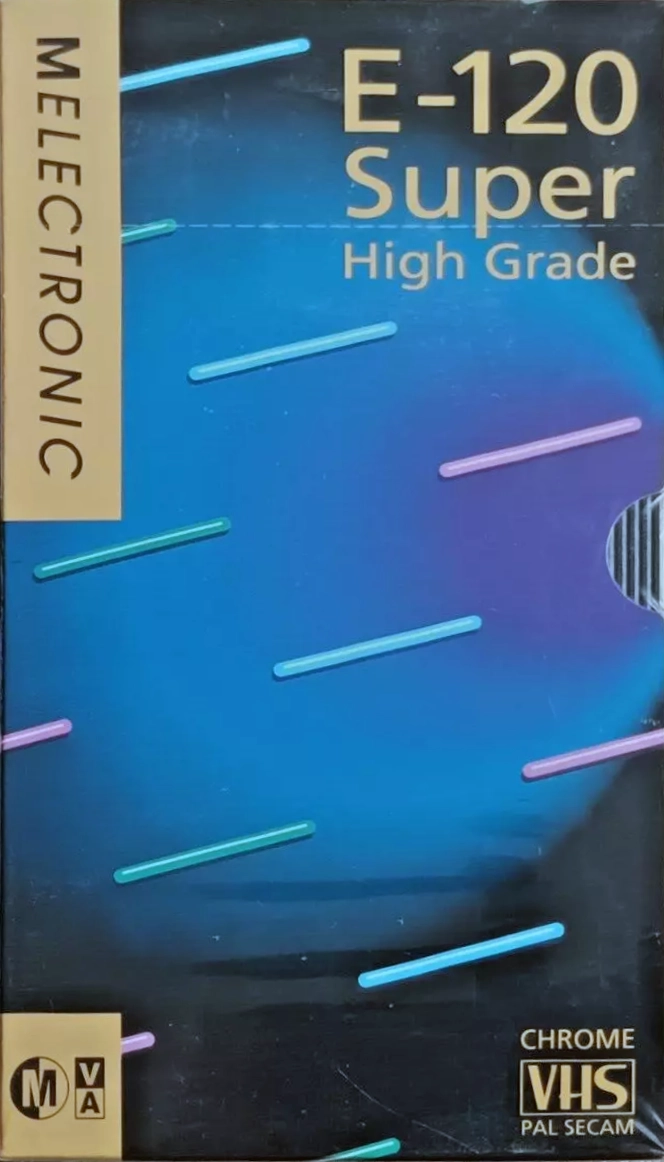 VHS, Video Home System Melectronic 120 Type II Chrome 1994 Switzerland