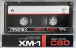 Compact Cassette Magnex XM-1 60 Type I Normal 1986 Europe