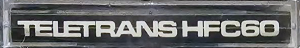 Compact Cassette Teletrans 60 "HIFI Sound S" Type I Normal Turkey