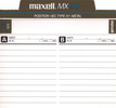 Compact Cassette Maxell MX 90 Type IV Metal 1986 Europe