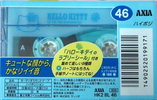 Compact Cassette AXIA Hello Kitty 46 "HK2A BL 46" Type II Chrome 1999 Japan