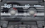 Compact Cassette Konica SG 60 Type I Normal 1993 Europe