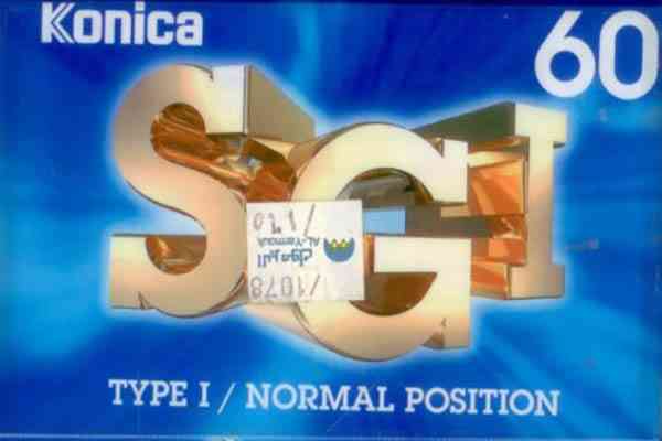 Compact Cassette Konica SG 60 Type I Normal 1993 Europe