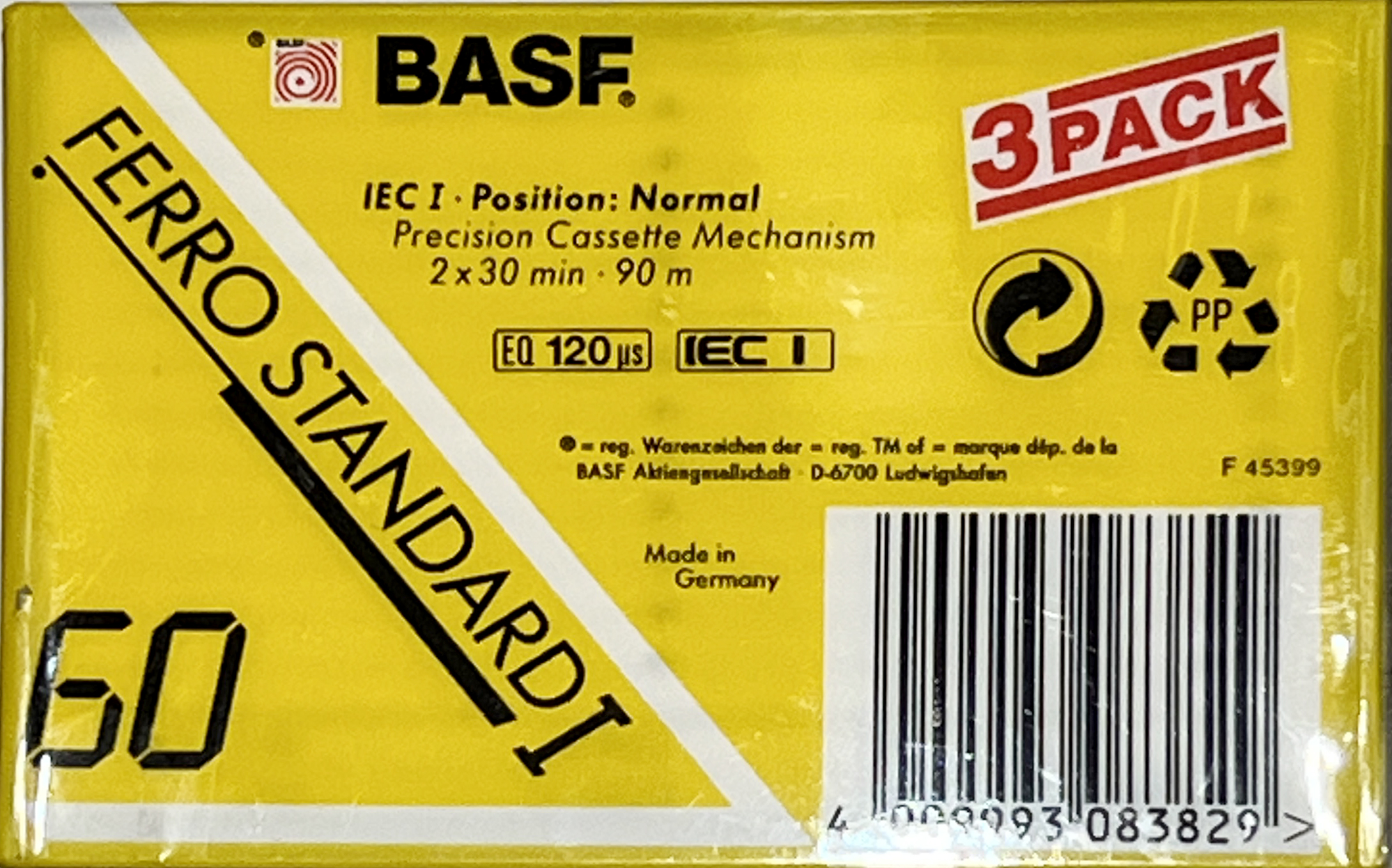 3 pack: BASF  - Ferro Standard I 60