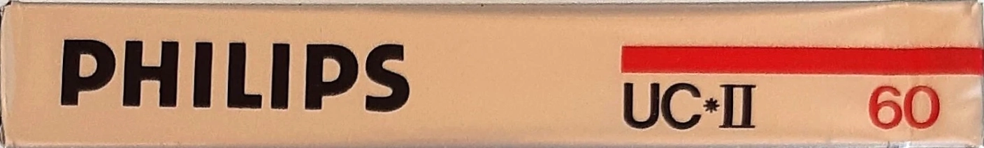 Compact Cassette Philips UC II 60 Type II Chrome 1984 Europe