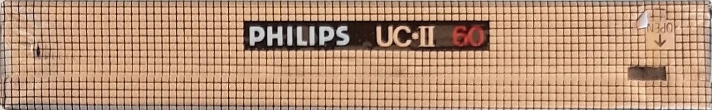 Compact Cassette Philips UC II 60 Type II Chrome 1984 Europe