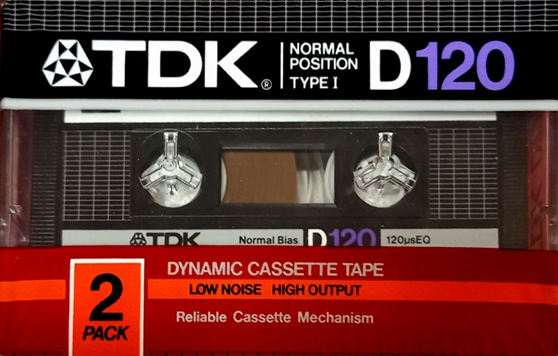 2 pack TDK D 120 Type I Normal 1984 Japan