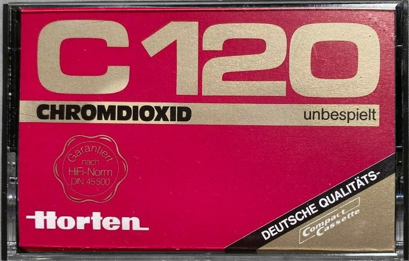 Compact Cassette Horten 120 Type II Chrome 1977 Germany