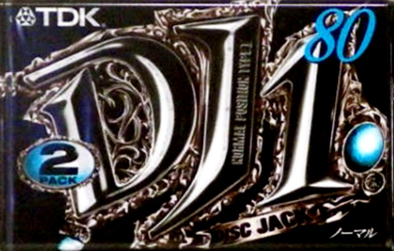 2 pack TDK DJ1 Disc Jack 80 "DJ1-80X2A" Type I Normal 1998 Japan