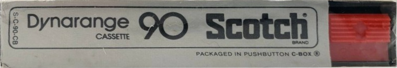 Compact Cassette Scotch Dynarange 90 Type I Normal 1977 USA