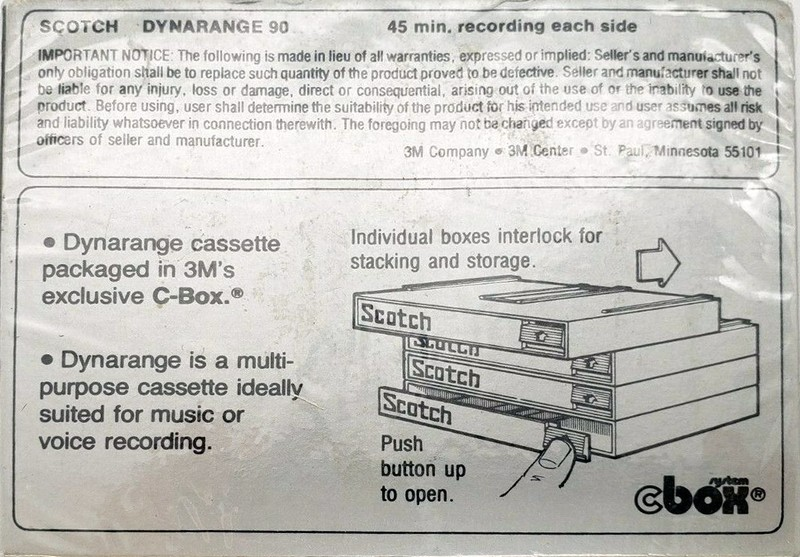 Compact Cassette: 3M Scotch - Dynarange 90