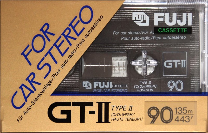 Compact Cassette Fuji GT-II 90 Type II Chrome 1982 Europe