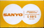 Compact Cassette Sanyo FS 90 "C-90FS" Type I Normal 1972 Japan