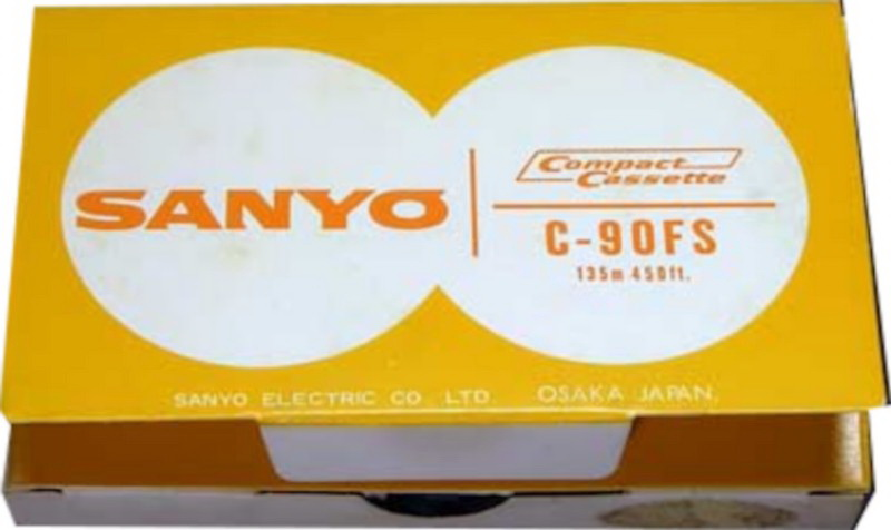 Compact Cassette Sanyo FS 90 "C-90FS" Type I Normal 1972 Japan