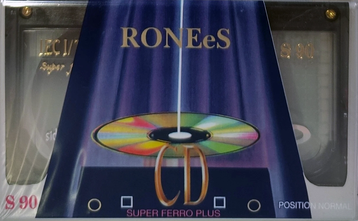 Compact Cassette Ronees CD-S 90 Type I Normal 1996 Russia