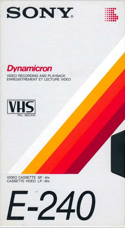 VHS, Video Home System: Sony  - Dynamicron 240