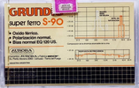 Compact Cassette Grundig 90 Type I Normal 1991 Latin America