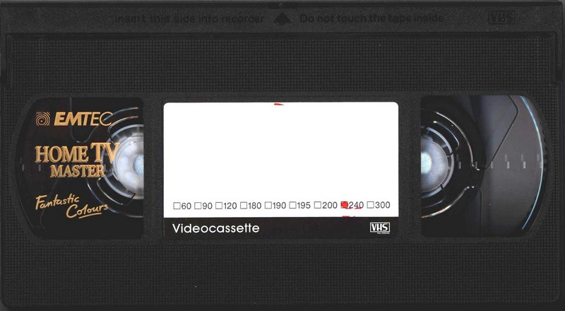 VHS, Video Home System Emtec Home TV Master 240 Type II Chrome 2002 Worldwide