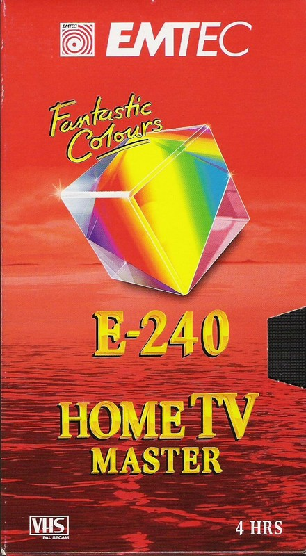 VHS, Video Home System Emtec Home TV Master 240 Type II Chrome 2002 Worldwide