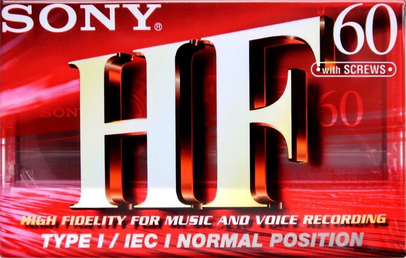 Compact Cassette Sony HF 60 "C-60HFB" Type I Normal 1999 Europe