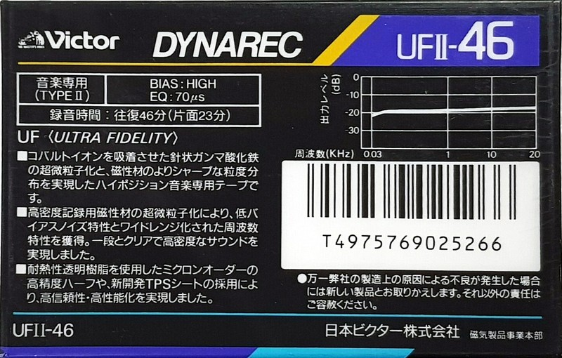 Compact Cassette: Matsushita Victor - UFII 46