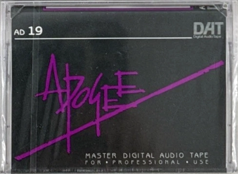 Digital Audio Tape Apogee AD 19 Type IV Metal 1993 USA