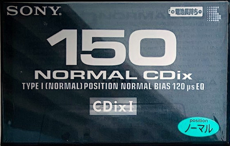 Compact Cassette: Sony  - CDix I 150