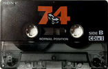Compact Cassette Sony CDix I 74 "C-74CDX1C" Type I Normal 1995 Japan