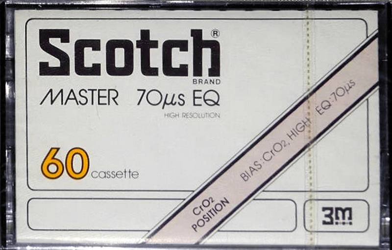 Compact Cassette: 3M Scotch - Master 60