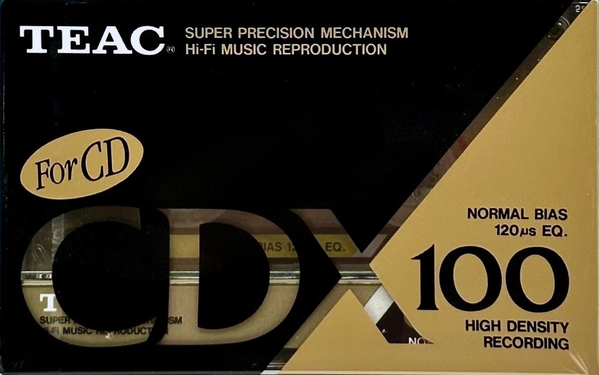 Compact Cassette Teac CDX 100 Type I Normal 1991 Europe