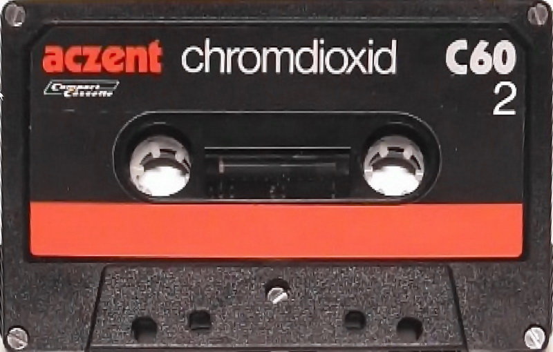 Compact Cassette Aczent 60 Type II Chrome 1978 Germany