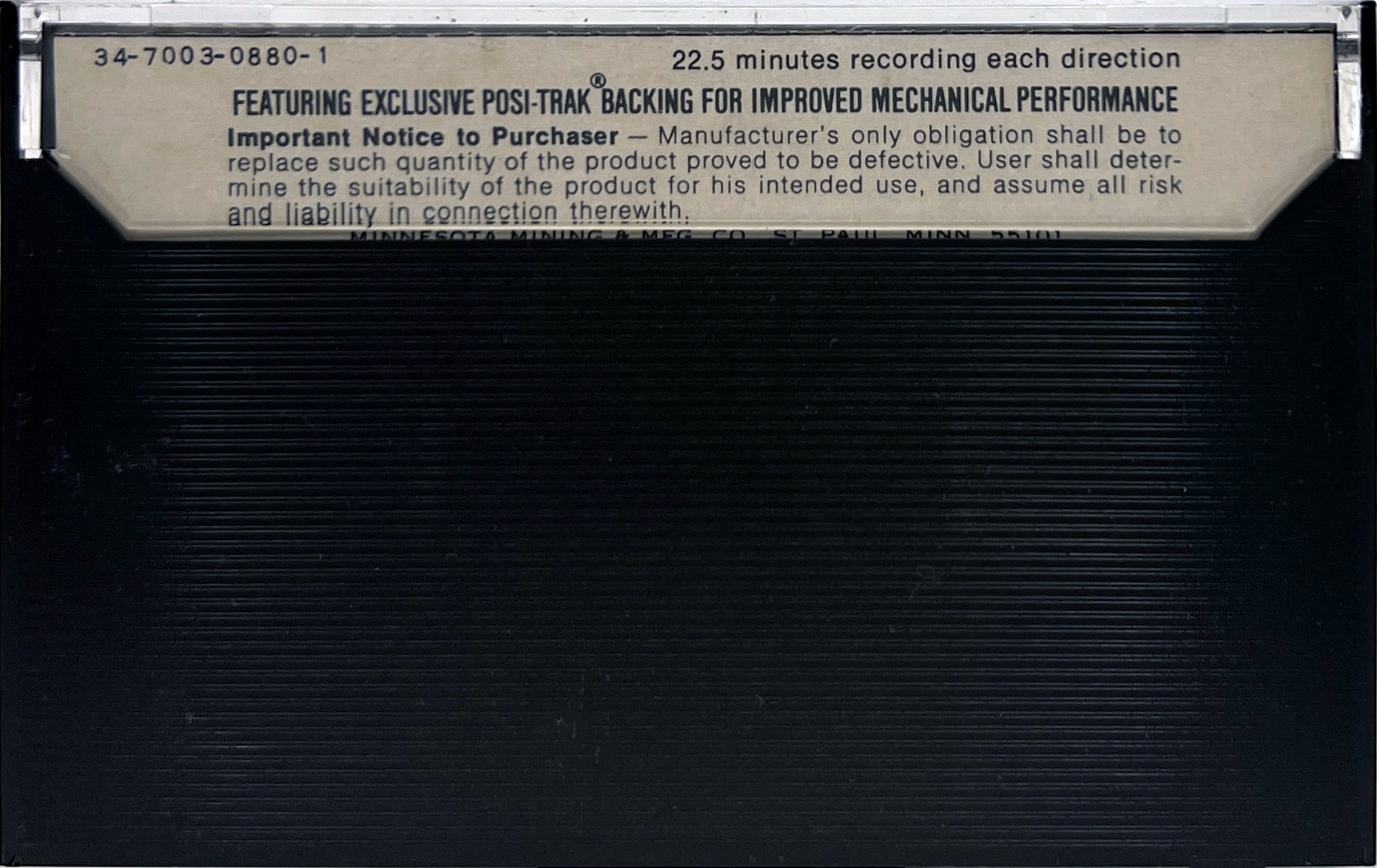 Compact Cassette Scotch Classic 45 Type III Ferro Chrome 1977 USA