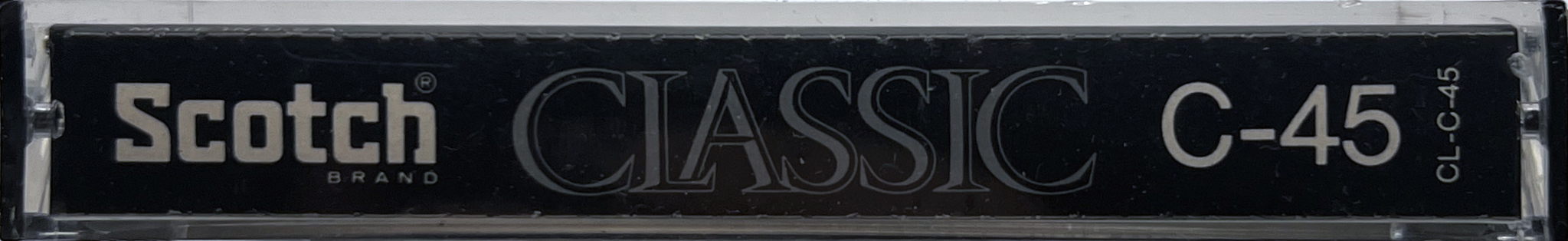 Compact Cassette Scotch Classic 45 Type III Ferro Chrome 1977 USA