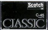 Compact Cassette Scotch Classic 45 Type III Ferro Chrome 1977 USA