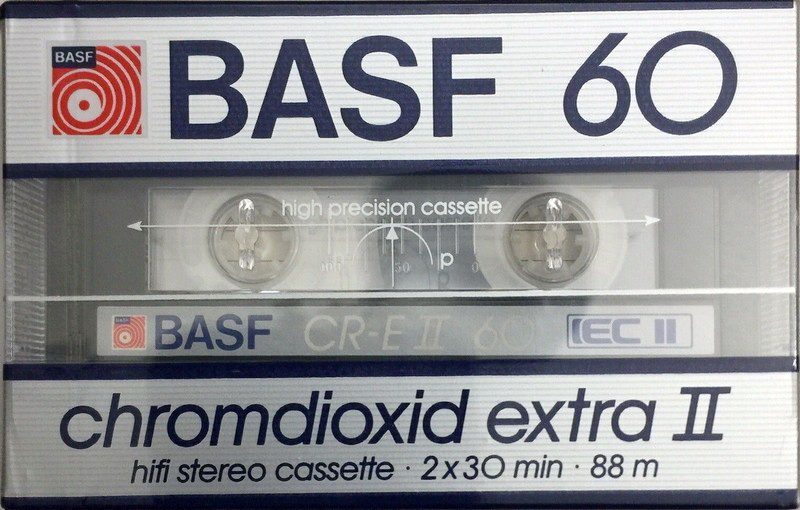 Compact Cassette: BASF  - Chromdioxid Extra II 60