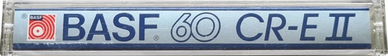 Compact Cassette BASF Chromdioxid Extra II 60 "CR-E II" Type II Chrome 1985 USA