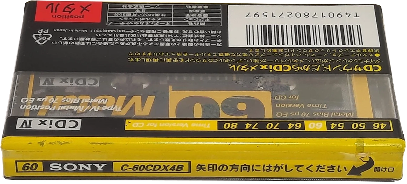 Compact Cassette: Sony  - CDix IV 60