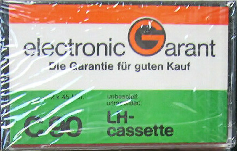 Compact Cassette: Unknown Electronic Garant -  90