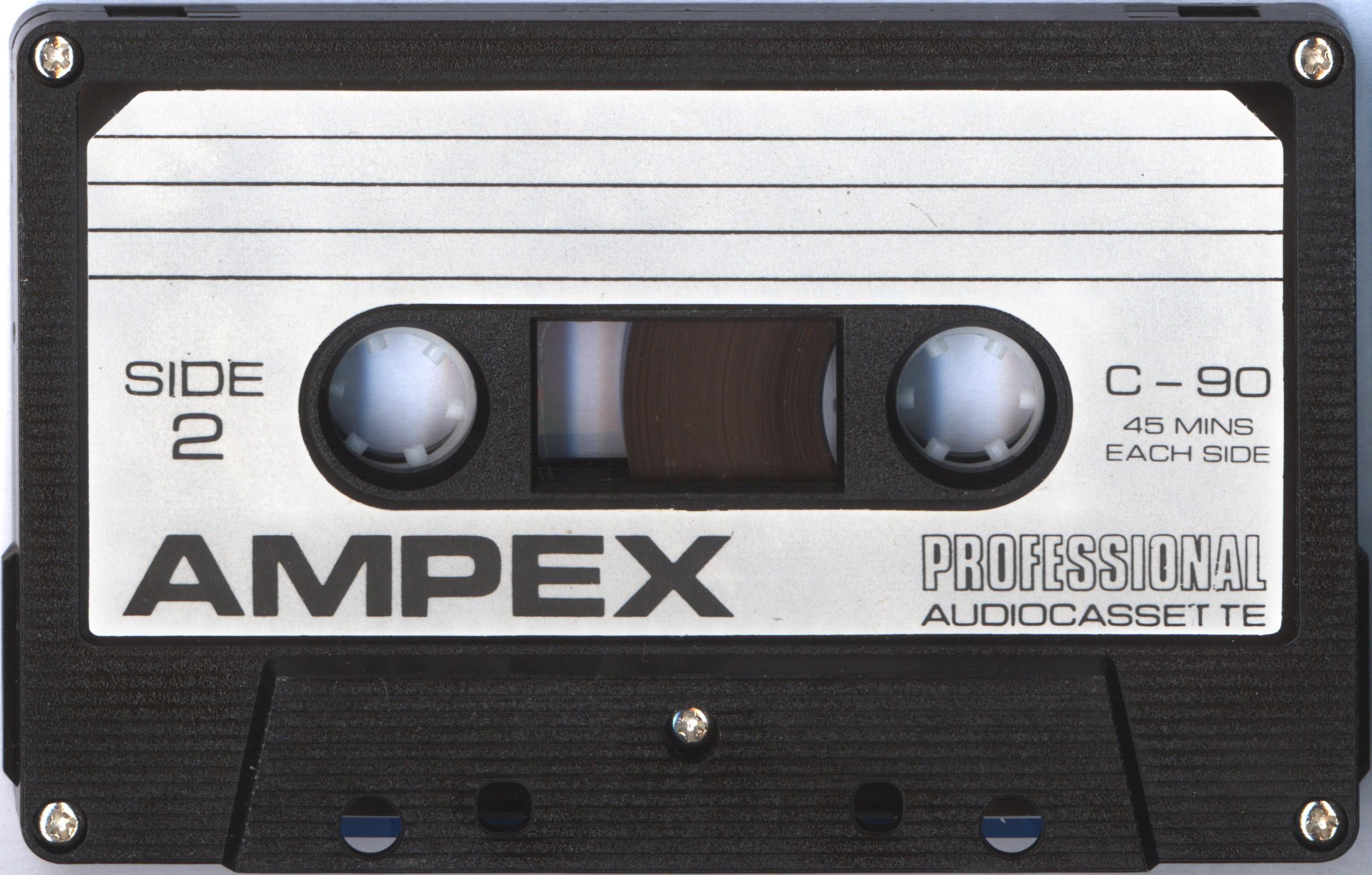 Compact Cassette Ampex Professional 45 Type I Normal 1980 UK