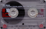 Compact Cassette Sony HF 90 Type I Normal 1991 Europe