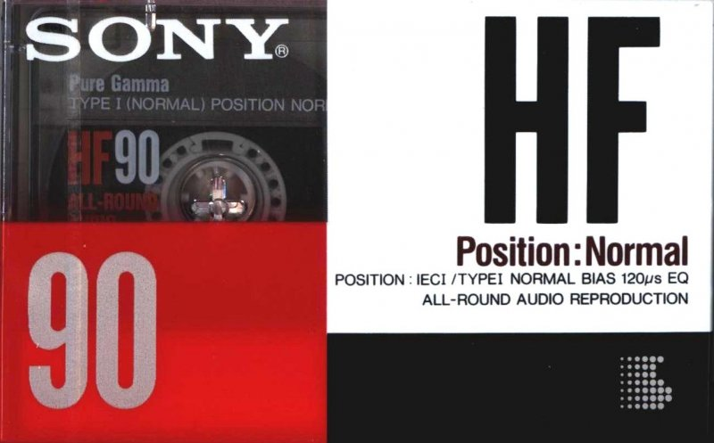 Compact Cassette: Sony  - HF 90