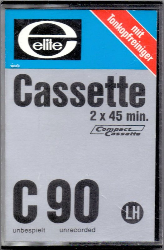 Compact Cassette Elite LH 90 Type I Normal 1976 Germany