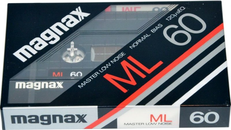 Compact Cassette Magnax ML 60 Type I Normal 1981 Japan