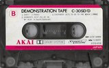 Compact Cassette Akai 30 "SD-D T10004" Demonstration Tape 1979 USA