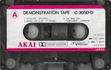 Compact Cassette Akai 30 "SD-D T10004" Demonstration Tape 1979 USA